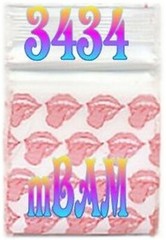 100 PACK BIG MOUTH 1515 Apple Zip MINI Baggies 1.5X1.5″ POLYBAGS