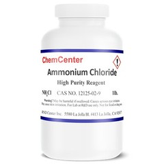 Ammonium Chloride, Reagent, High Purity, 1 lb.