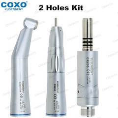 US COXO Dental Slow Speed Contra Angle Inner Water Air Motor Straight Handpiece
