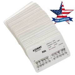 AZDENT Dental Orthodontic Brackets Braces Metal Standard Roth Slot.022 Hooks 345