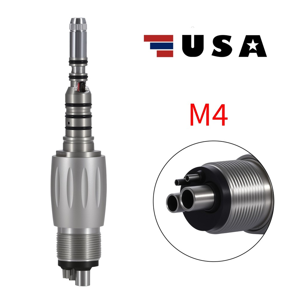 Dental High Speed Handpiece Fiber Optic For KAV MULTIflex Coupler 4 6 Hole