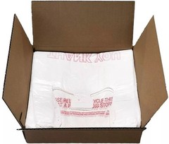 T-Shirt Carry-Out Bags Thank You Gracias Bags 11.5″ x 6.5″ x 22″