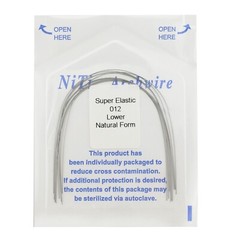 100PCS Dental Orthodontic Arch Wire Niti Natural Form Round Rectangular 16×22 14