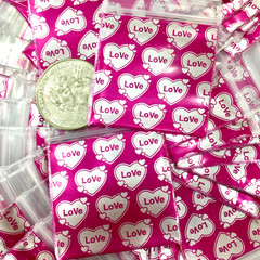 BaggiesSince1987 – 1515 MINI Zip Design Bags METALLIC PRINT GIRLY.. READ DETAILS
