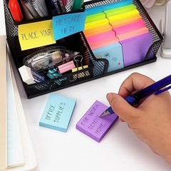 Winner Aura Sticky Notes 1.5×2 inch Bright Colors Self-Stick Pads 8 Pads/Pack