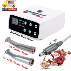 NSK Style Dental Brushless LED Electric Micro Motor/1:5 Increasing Handpiece