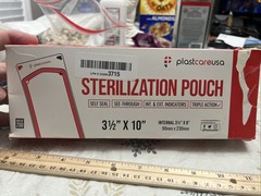 PLASTCARE USA STERILIZATION SELF SEAL POUCH 3.5″ x 10″ BOX OF 200 – NEW