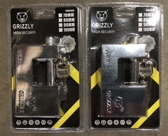 (2x) Top Security Shipping Container/Garage/Trailer Padlock HeavyDuty SolidSteel