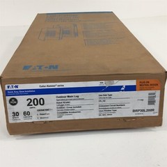 Eaton BRP30L200 Indoor Main Lug Loadcenter 200A 30SP 60C 1PH 3W 120/240V