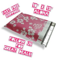 uPaknShip 10×13 Aloha Designer Poly Mailers – Shipping Envelopes