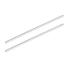 DMiotech 2 Pack 1/4 Inch x 10inch Acrylic Round Rod Solid 1/4″ x 10″, Clear