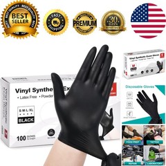 Versatile 4 Mil Disposable Vinyl Gloves – Ideal for Medical, Cooking & Cleaning