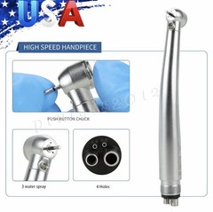 10 pack-Dental LED Handpiece High Speed E-generator Self Power Turbine 4 Hole
