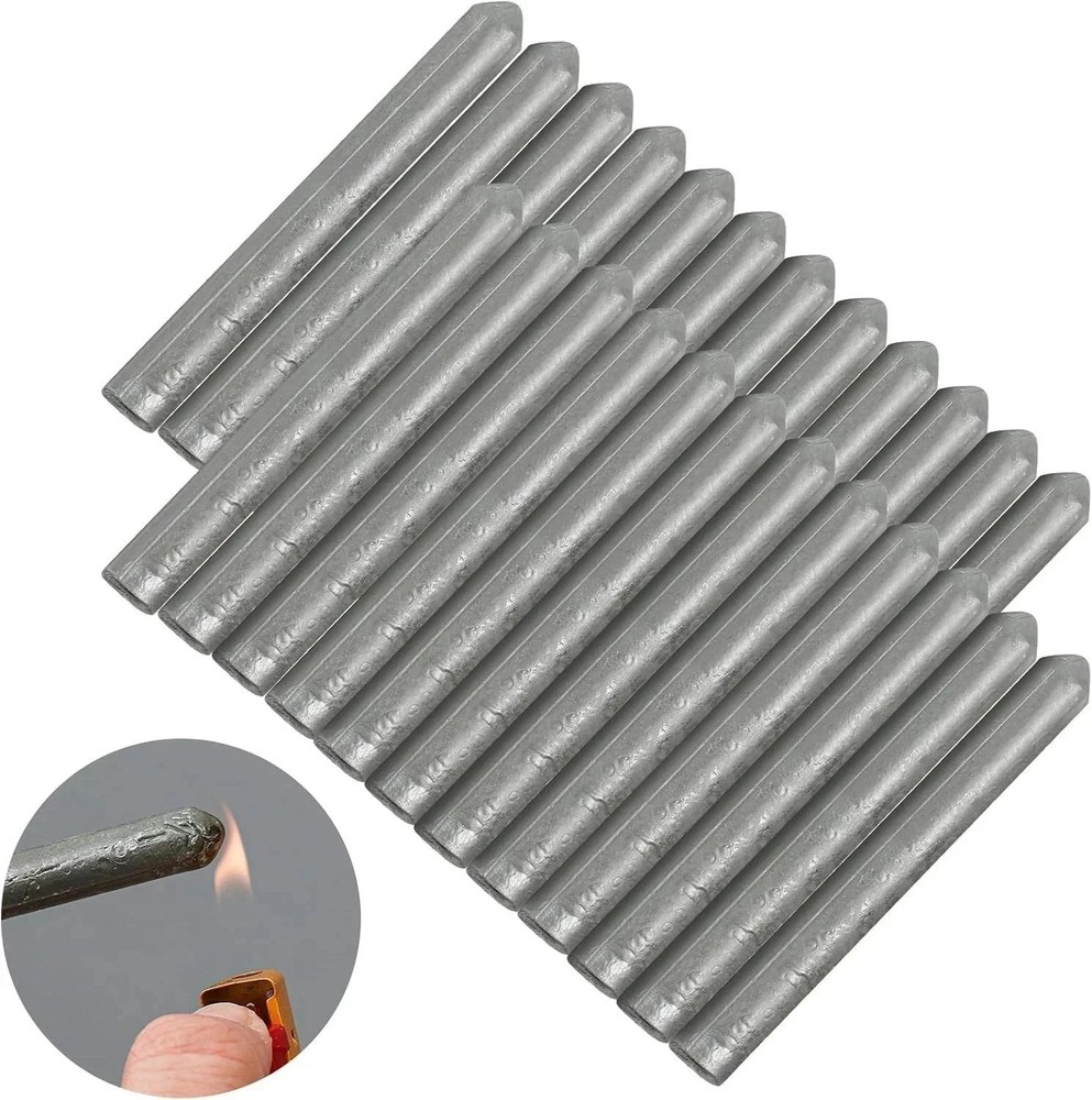 Tandefio 24 Pcs Low Temperature Universal Welding Rod Sticks Metal Easy Melt