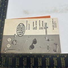 1967 HARRIS GAS WELDING AND FLAME CUTTING INSTRUCTION MANUAL Book B