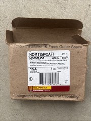NEW SQUARE D HOMELINE HOM115PCAFI HOM115PCAFIC 15A PLUG ON NEUTRAL AFCI No Box