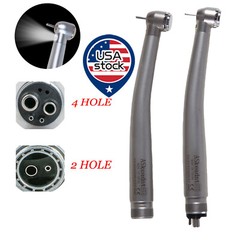 NSK Style Dental Fiber Optic LED E-generator high speed handpiece 2 Hole 4 Hole