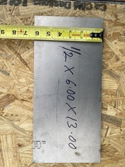 Titanium Plate 6.00 ”X 13.00 ”X 1/2”THK 6AL-4V Grade 5
