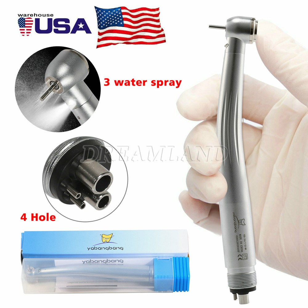 E-generator Dental LED Fiber Optic High Speed Handpiece 2/4 holes YBM