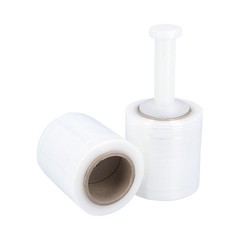 Cast Hand Stretch Wrap 5″ x 650′ 100 Gauge Clear Bundling Shrink Film 12 Rolls