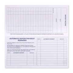24 Pack Checkbook Registers – Personal Check Register Ledger Easy Read Pages New