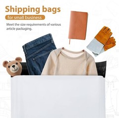 Large Poly Mailers 24×24 300Pc White Shipping Bag Plastic Package Bags Self-Seal