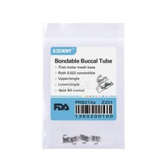 5Packs Dental Orthodontic Bondable Buccal Tube ROTH 022 1st Molar Convertible