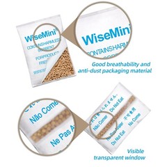 2 Gram Molecular Sieve Packets, 100 Pack Tyvek Dessicant Packets Food Grade