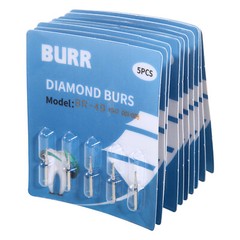 100pcs Dental Diamond Burs Ball Round BR-49 For High Speed Handpiece 5 pcs/pack