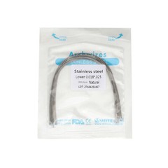 10 Pcs/pack Dental Orthodontic Stainless Steel Round/Rectangular Arch Wire Ovoid