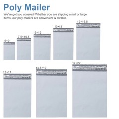 Poly Mailer Shipping Bags Envelopes Self Sealing Plastic Mailing Bags 2.5 MIL