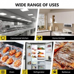 100 Count Premium Pop-Up Gold Foil Sheets Interfolded Precut Greaseproof