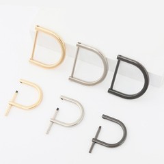 1/2/5/10pcs Alloy D-Ring 0.9cm – 3.8cm Metal Purse Frame Hardware Multi-Color