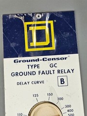 Square D Ground-Censor Type GC Ground Fault Relay No GC-100 120V FAST SHIP!💨✅