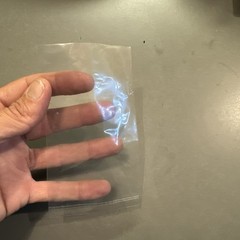 Clear Cello 100 ct Poly Plastic Bags – No Seal – Open Top 3” x 5”