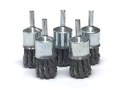 1″ Knot Wire End Brush – Carbon Steel Wire – 5 Pack