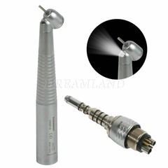45 Degree Angle Dental Fiber Optic Surgical Handpiece For KV LED Coupling OEM