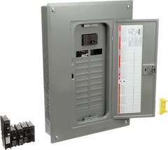 Square D Homeline 100 Amp 20-Space 40-Circuit Indoor Main Breaker