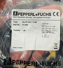 PEPPERL+FUCHS GL5R/43a/115-5M Photoelectric slot sensor NEW 15ft #311659