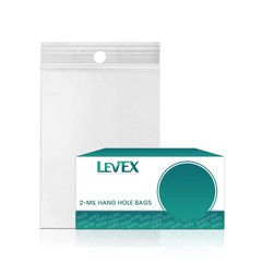 6″ x 9″ Zip Seal Reclosable 2Mil Plastic Top Lock Bags Hang Hole Jewelry 2 Mil