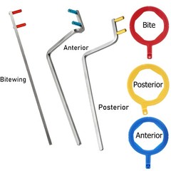 Digital Sensor Holder Dental X-Ray Aiming Rings Arms Bitewing/Anterior/Posterior