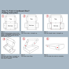 Shipping Boxes Sizes Inches Set 20,25,50 White Corrugated Cardboard Box Light