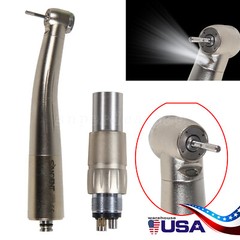 SANDENT Dental Fiber Optic LED High Speed Handpiece fit w/ NSK 6 Hole Coupler ty