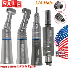 NSK Style Dental Low Speed Handpiece Straight Contra Angle Air Motor 1:1 sa