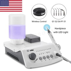 Dental 3 Way Air Water Syringe Triple Spray Handpiece with 2 Nozzles Tips Tubes