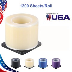Dental Medical Tatoo Covers Barrier Film Sticky Wrap 4″ x 6″ (1200 Sheet) Roll