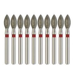 Dental Diamond Burs FG 368/023F Egg Football Fine Grit High Speed Friction Grip