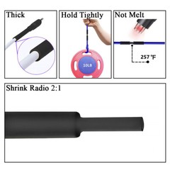 2:1 Heat Shrink Tubing Tube Clear Glue Waterproof Dual Wall Wires Wrap