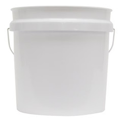 United Solutions 2-gallon BPA-Free Food-Grade Plastic White General bucket