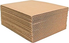 400 12.25×12.25 LP Cardboard Corrugated Pads Inserts Filler Sheet 12.25 x 12.25